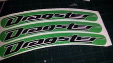 Italjet Dragster Rim tape Wheel stickers EXCLUSIVE 50 70 125 172 180 183 Style A
