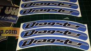Italjet Dragster Rim tape Wheel stickers EXCLUSIVE 50 70 125 172 180 183 Style D