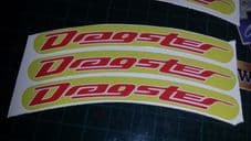 Italjet Dragster Rim tape Wheel stickers EXCLUSIVE 50 70 125 172 180 183 Style E