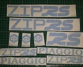 Piaggio ZIP RS Decals / Sticker Set