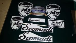 Scomadi turismo Leggera Stickers Decals, Many Colours Available, 50 125 250 300