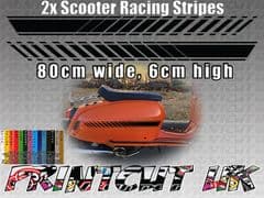 Scooter Racing Stripes Stickers for Scomadi, Vespa, Lambretta, LML, Royalloy, A