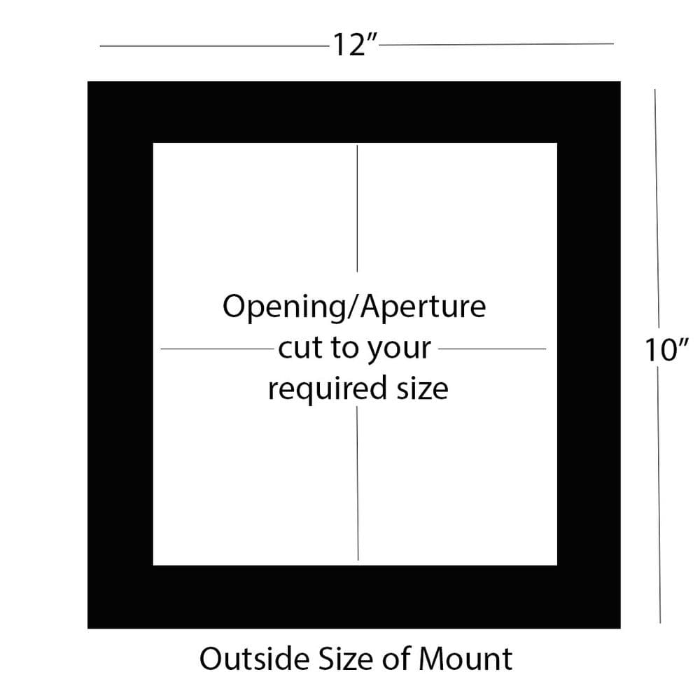 12" x 10" External Size Mount