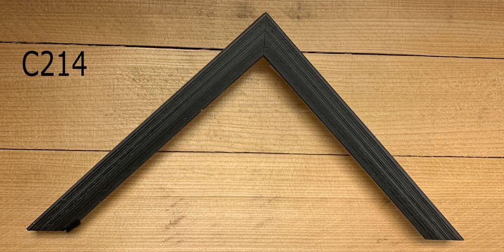 6" x 4"  - Black / Charcoal - Ref C214