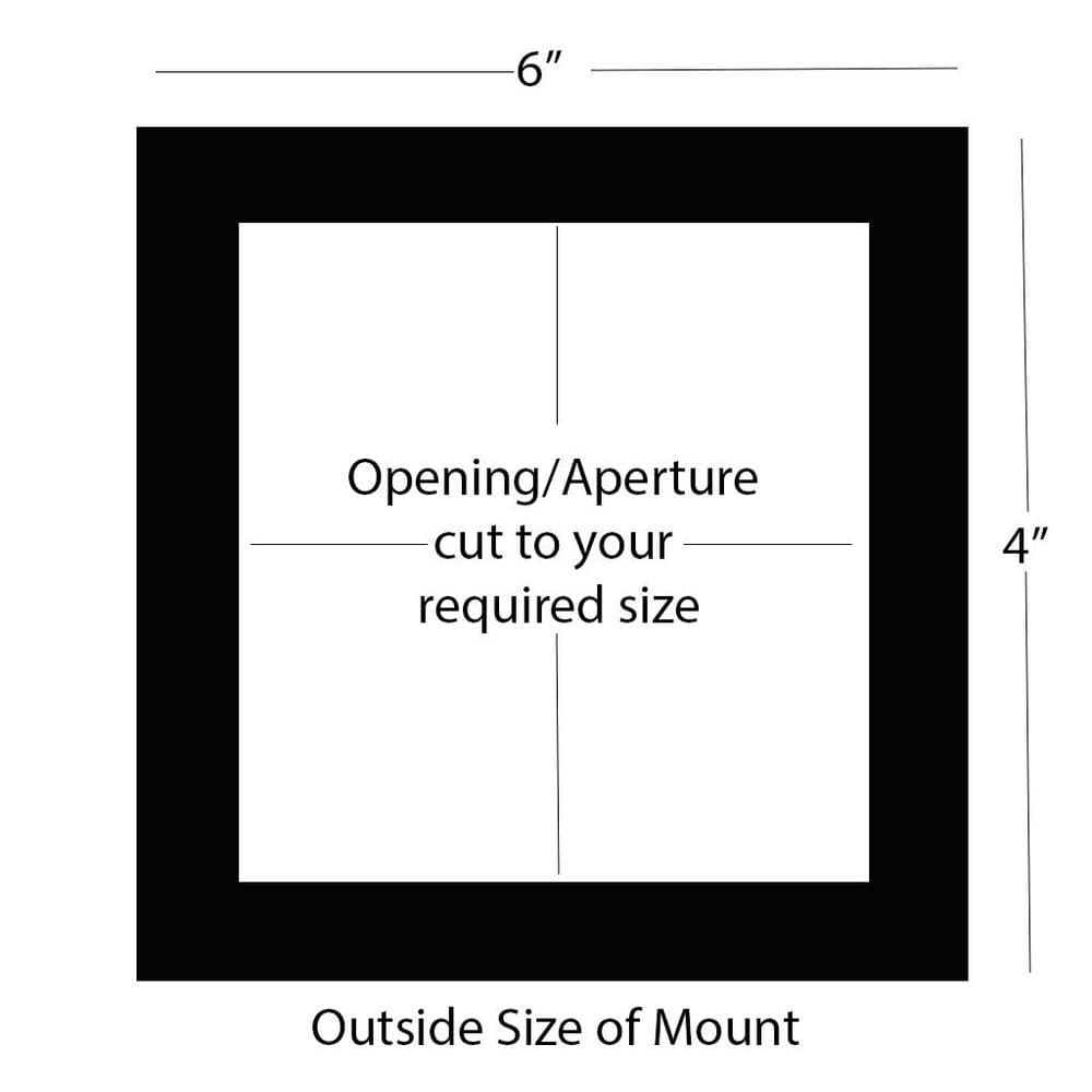 6" x 4" External Size Mount