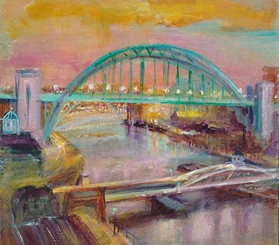 Kate Van Suddese Greeting Card - When You See The Bridge You Know You're Home - Newcastle