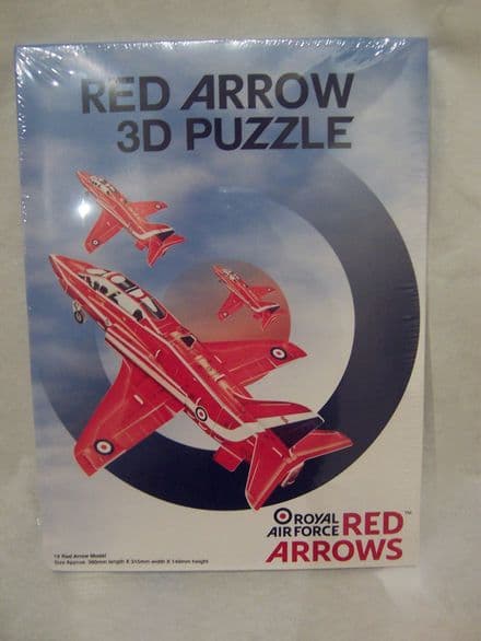 3D Red Arrows Foam Puzzle Plane