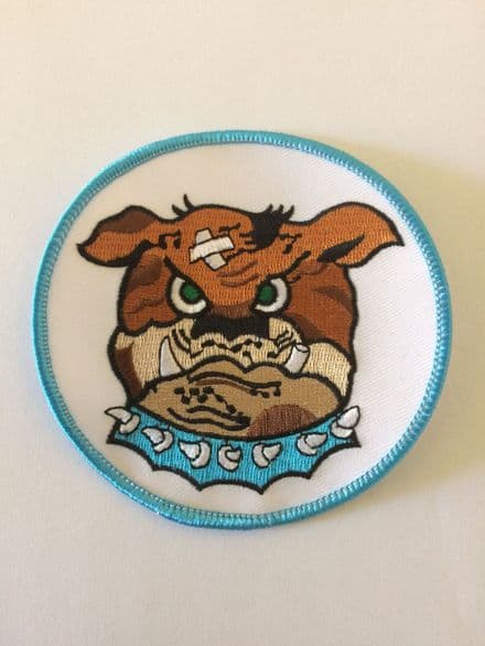 525 FS Bulldog Embroidered Badge