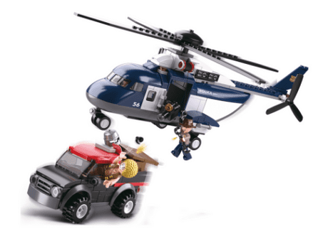 Big Police Helicopter - B0656