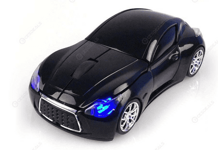 Black Car Shaped Wireless Mouse