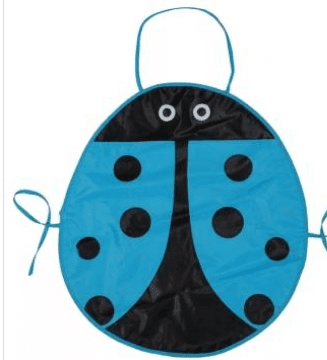 Blue Waterproof Children's Ladybird Apron