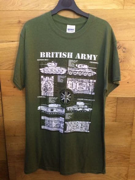 British Army Tanks - WWII / Military T-Shirt