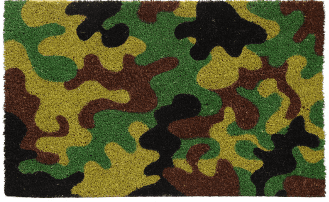 Camouflage Coir Door Mat