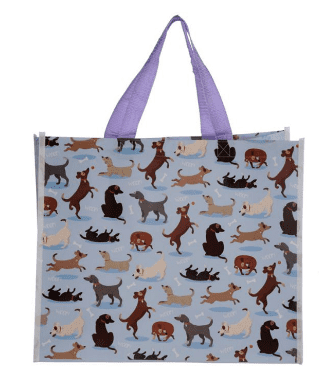 Catch Patch Dog Design Shopping Bag