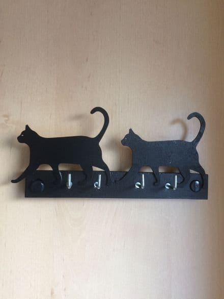 Cats on a Key Rack