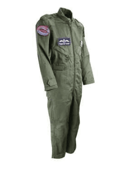 Children's Olive Green Flying Suits