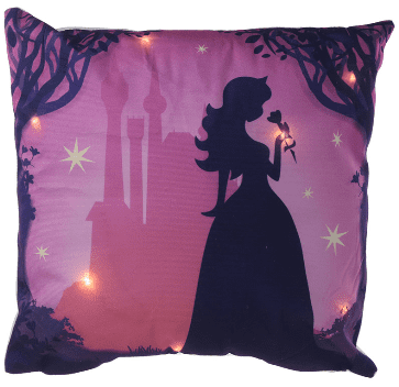 Enchanted Kingdom Princess and Castle LED Cushion