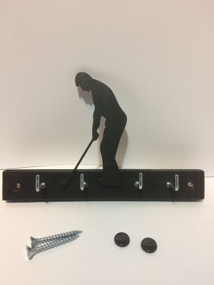 Golfer on a Key Rack