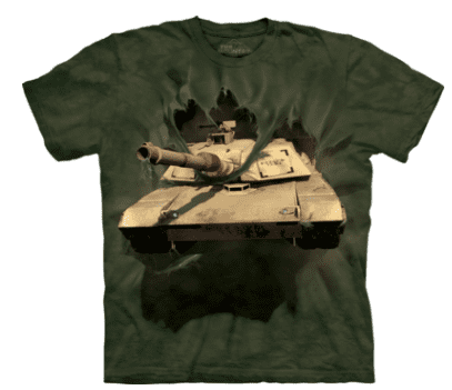 M1 Abrams Tank Breakthrough Military T-Shirt