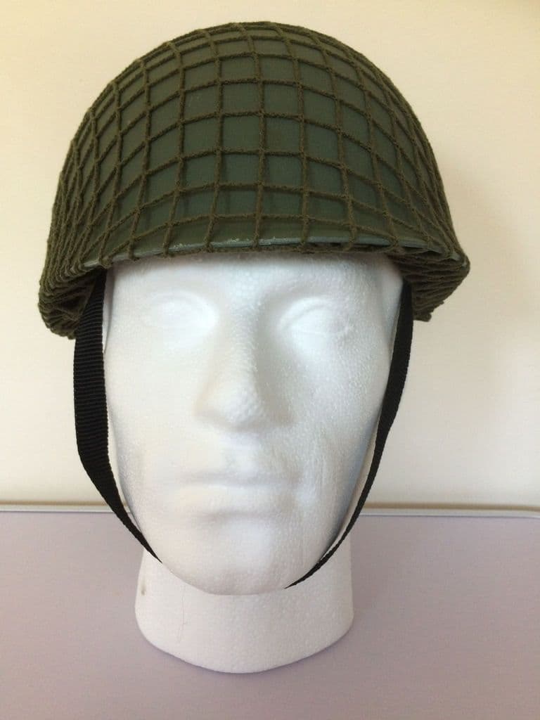 Plastic M1 Helmet with Nylon Net Cover
