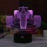 Racing Car 3D LED Illusion Lamp