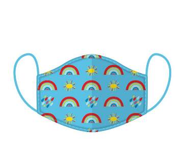 Rainbow Reusable Face Covering - Small
