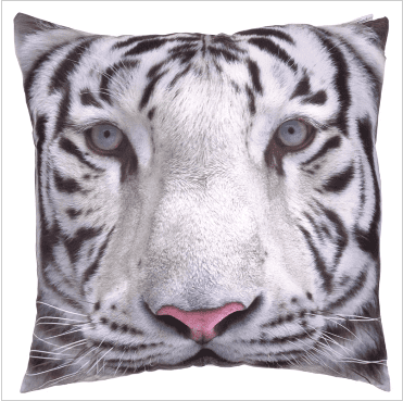 Snow Tiger Photo Design Cushion