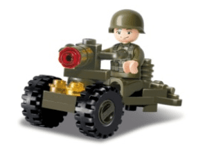 Soldier on a Gun - B0118