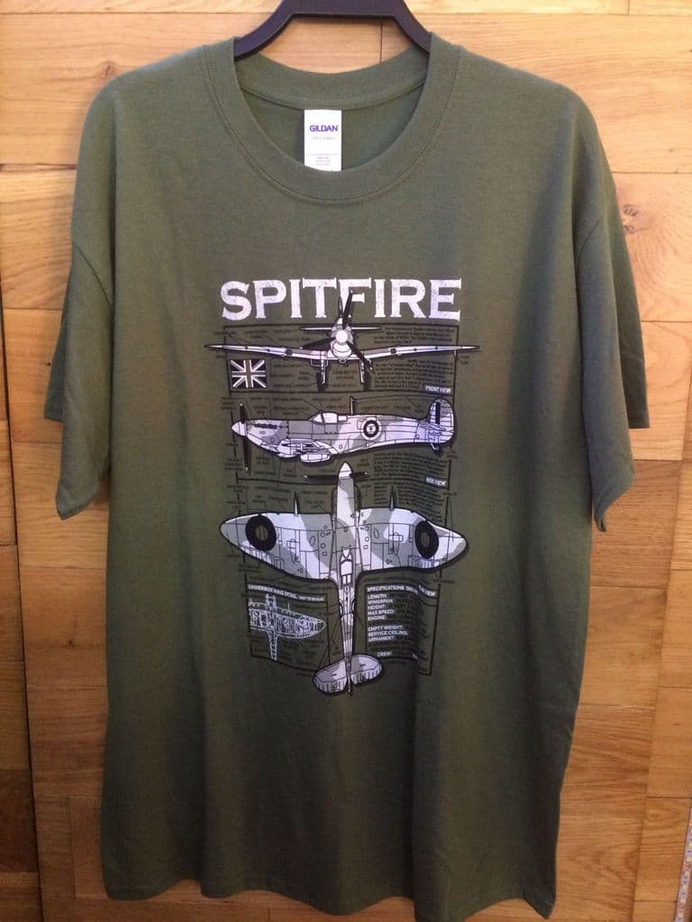 Spitfire - World War II/ Military T- Shirt