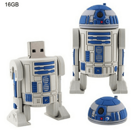 Star Wars Style R2D2 Robot USB 16GB Flash Disk