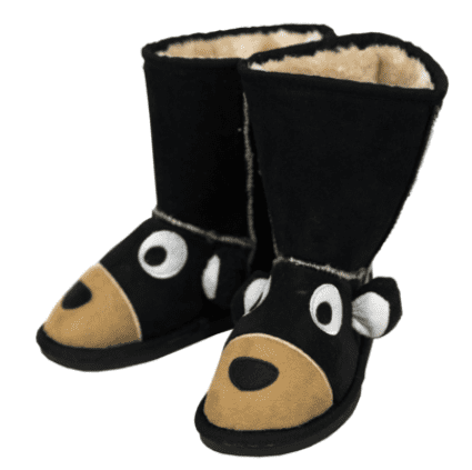 Toasty Toez Unisex Bear Slipper Boots for Children