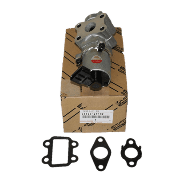 Genuine Lexus EGR Valve 4 Piece Kit with Gaskets (IS220D, IS250, IS350) 25620-26102, 2562026102