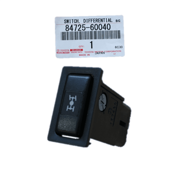 Genuine Toyota Center Differental Lock Switch (Land Cruiser, Rav4) 84725-60040, 8472560040