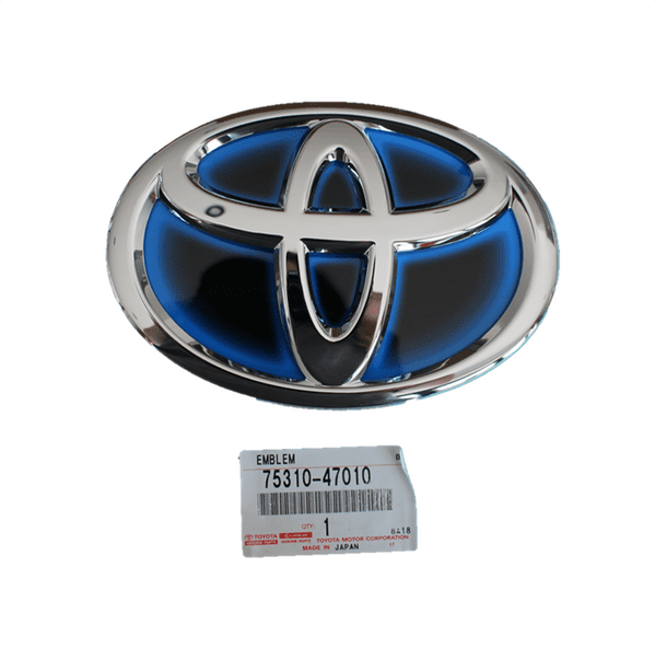 Genuine Toyota Prius IQ ZVW3 KPJ10 Front Grille Badge Emblem 75310-47010, 7531047010