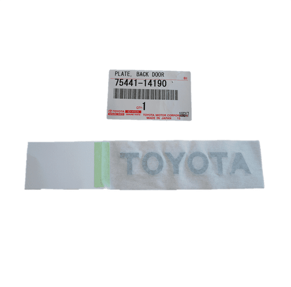 Genuine Toyota Supra JZA80 Back Door Plate Emblem 75441-14190, 7544114190