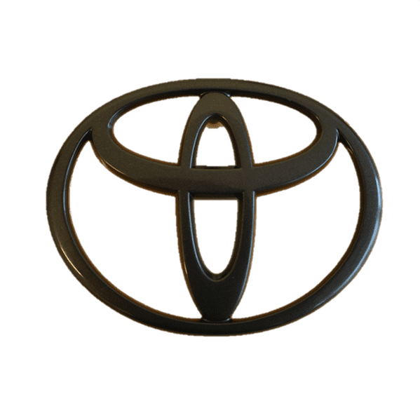 Genuine Toyota Supra JZA80 Black Front Bumper Badge Emblem 75314-14010, 7531414010