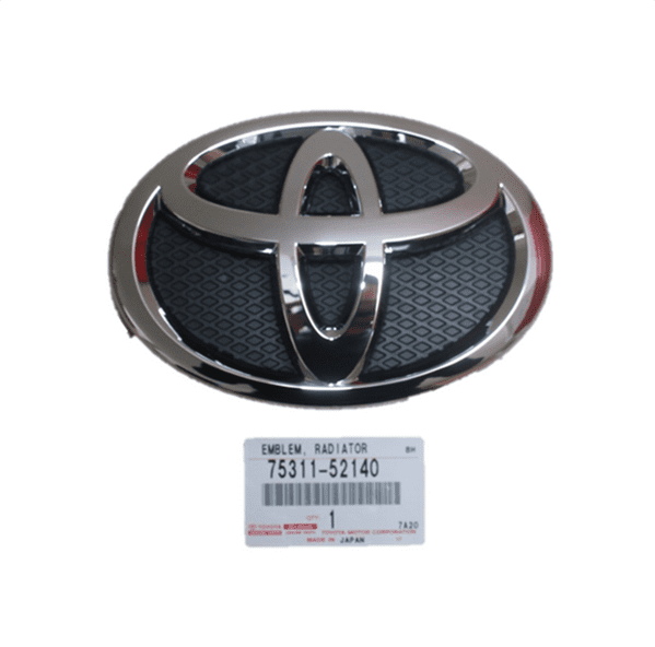 Genuine Toyota Yaris 2005-2011 Front Grille Badge Emblem 75311-52140, 7531152140