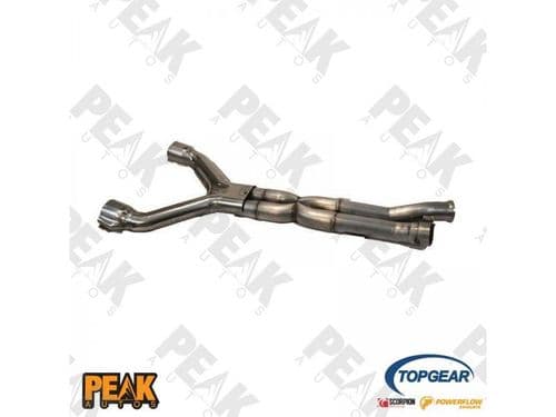Aston Martin V12 Vantage 5.9 Performance Exhaust X-Pipe Centre Section 304 Stainless 07-15