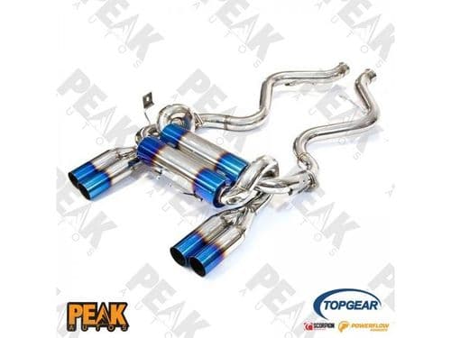 BMW E92 M3 V8 Stainless Steel Cat Back Exhaust System Burnt Tip T304 07+