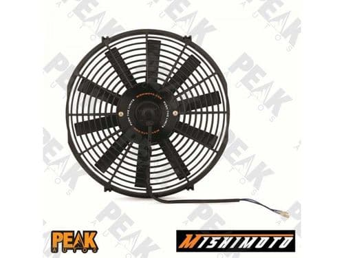 Mishimoto Slim Electric Fan 14" 1300cfm + Fan Mount Kit 12v