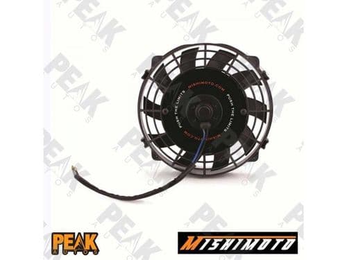 Mishimoto Slim Electric Fan 8" 600fm + Fan Mount Kit 12v