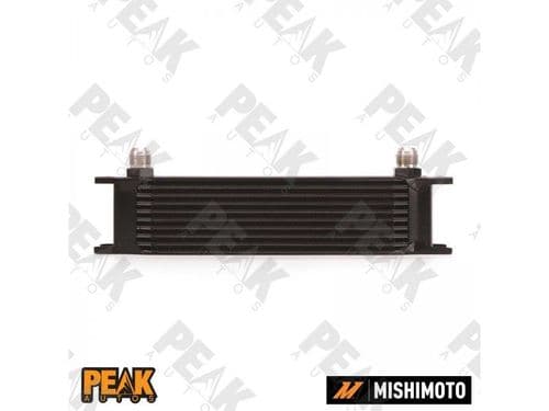 Mishimoto Universal 10 Row Oil Cooler -10AN Fittings BLACK