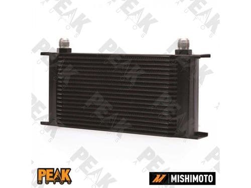 Mishimoto Universal 19 Row Oil Cooler -10AN Fittings BLACK