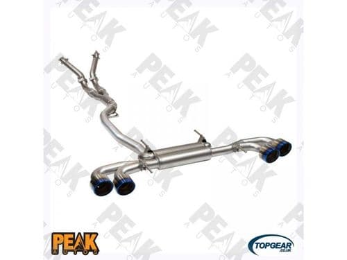 NISSAN GTR 3.5" Turbo Back Exhaust with 5" Burnt Finish Tails 07+