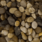 10 Small Natural Mixed Miniature garden Pebbles