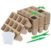 100% Biodegradable  - Seedling Pots - pack of 12