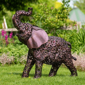 Baby  Bronze Elephants Garden Sculpture