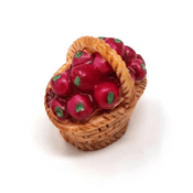 Basket of Rosy Red Apples