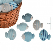 Blue Fish Pebbles  (Choose from 4 designs)
