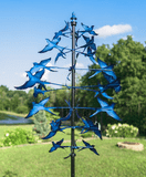 Bluebirds Wind Spinner - 230cm tall